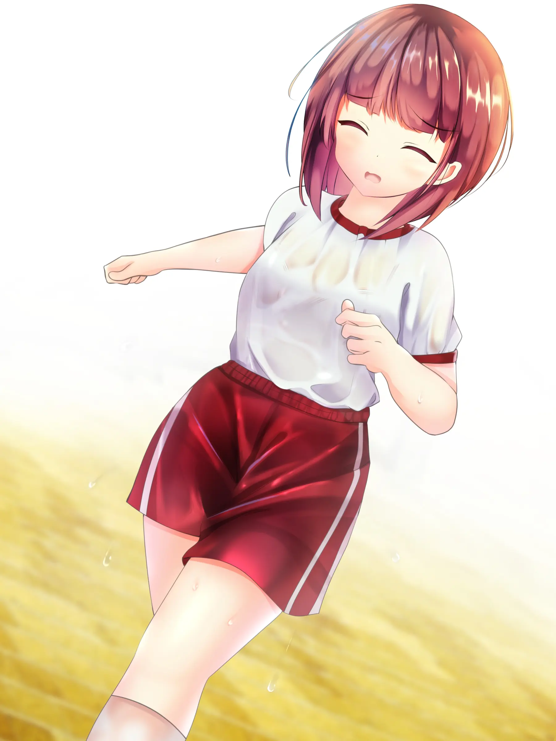 Onnanoko Ga Chakui No Mama Seieki To Ochikko O Kakerareru CG-Shuu | 여자아이가 옷을 입은 채 정액과 오줌이 뿌려지는 CG 모음집